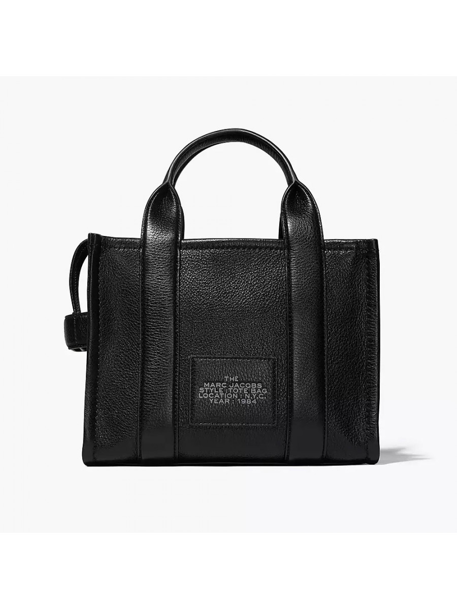 СУМКА MARC JACOBS THE LEATHER SMALL TOTE BAG BLACK