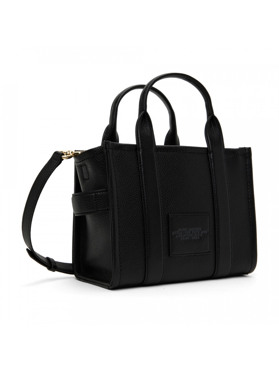 СУМКА MARC JACOBS THE LEATHER SMALL TOTE BAG BLACK