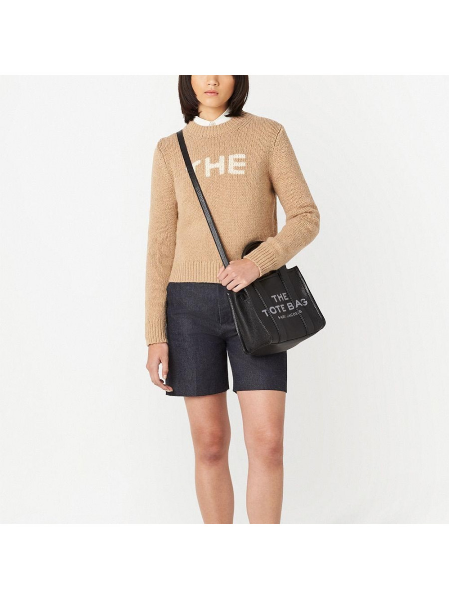 СУМКА MARC JACOBS THE LEATHER SMALL TOTE BAG BLACK