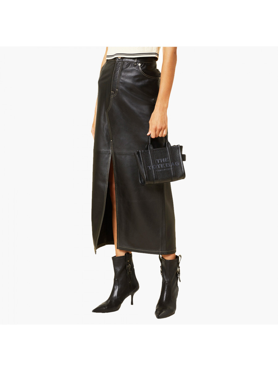 СУМКА MARC JACOBS THE LEATHER MINI TOTE BAG BLACK