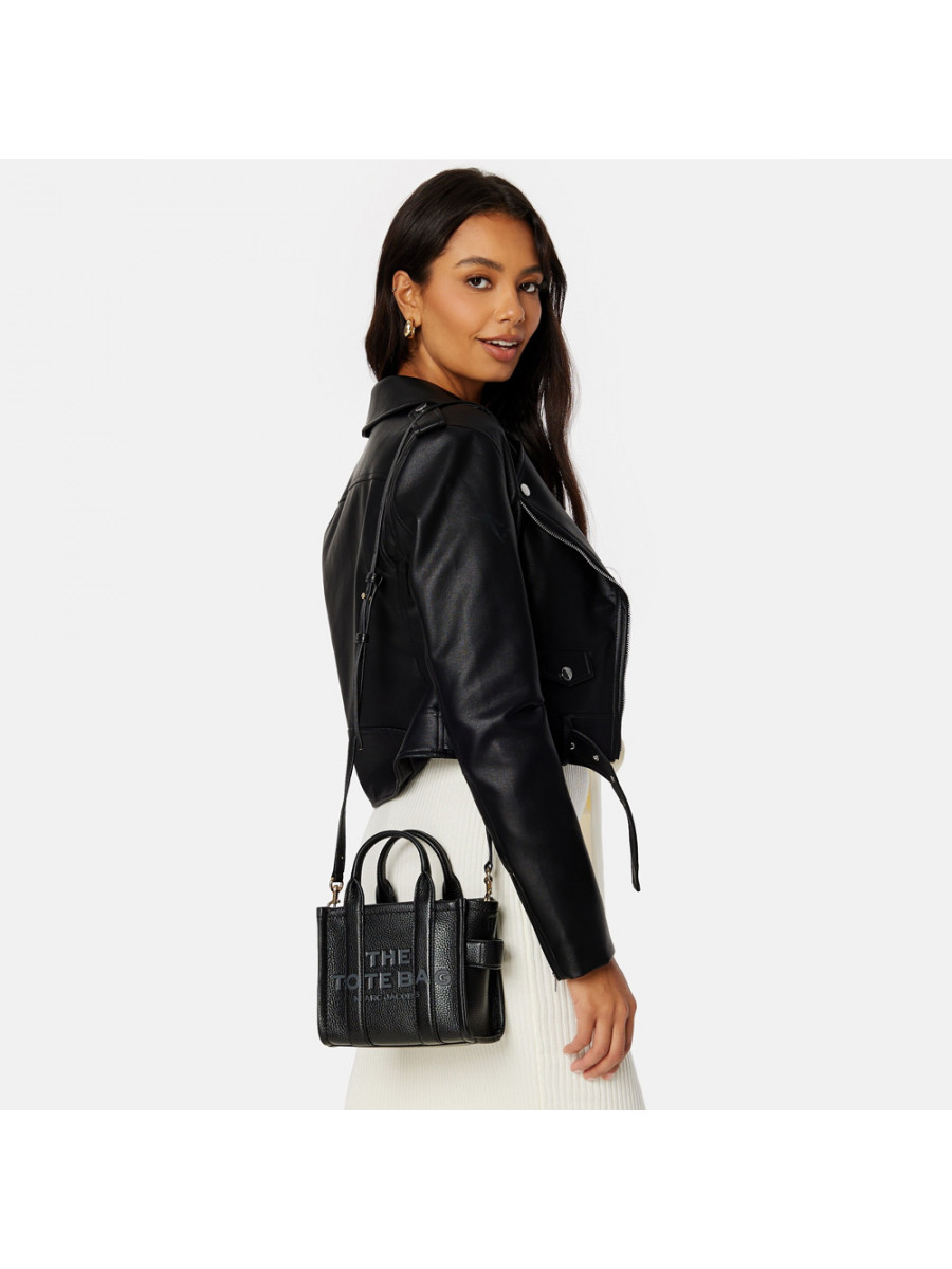 СУМКА MARC JACOBS THE LEATHER MINI TOTE BAG BLACK