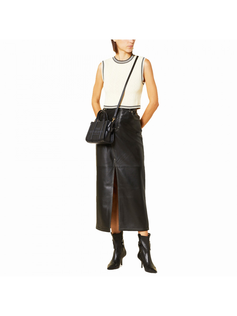 СУМКА MARC JACOBS THE LEATHER MINI TOTE BAG BLACK