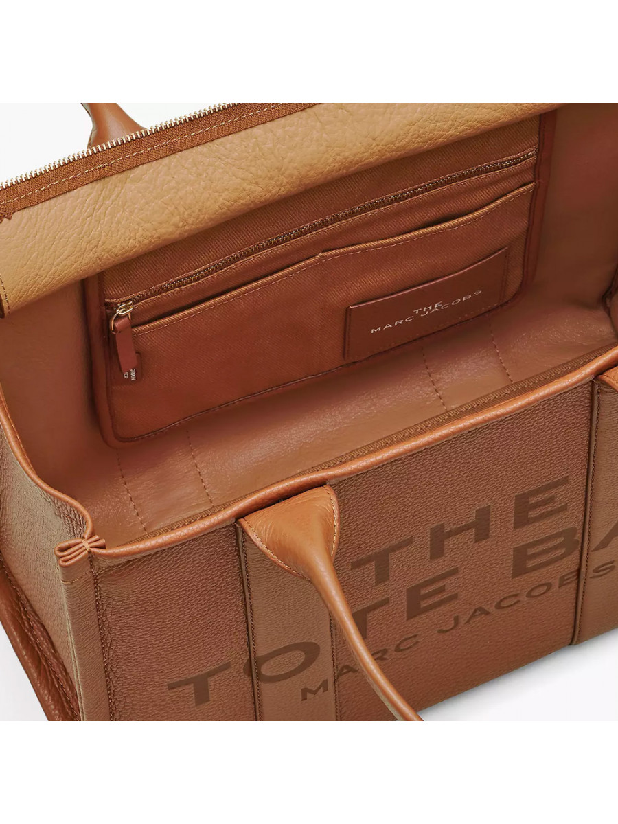 СУМКА MARC JACOBS THE LEATHER LARGE TOTE BAG ARGAN OIL