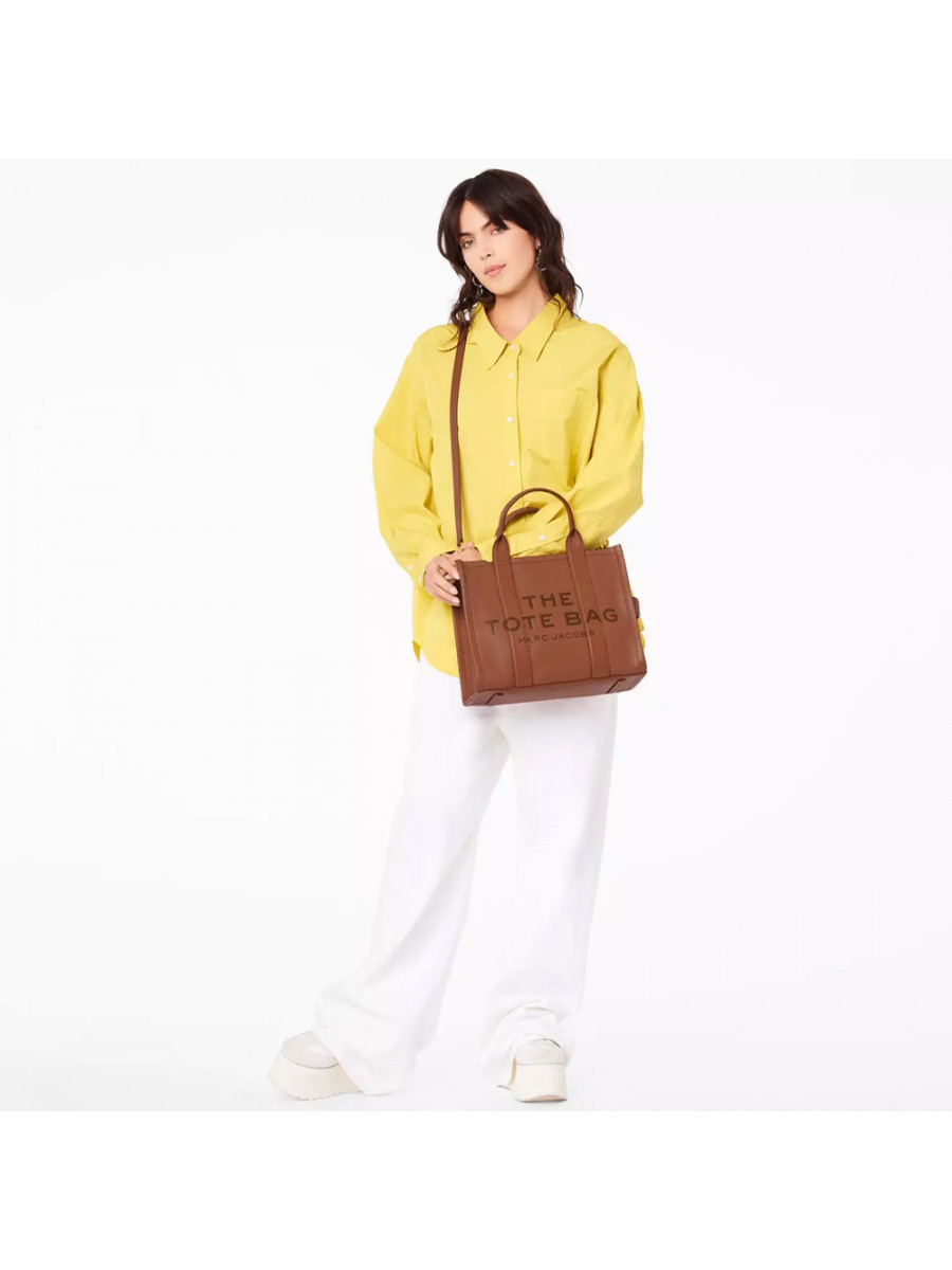 СУМКА MARC JACOBS THE LEATHER MEDIUM TOTE BAG ARGAN OIL