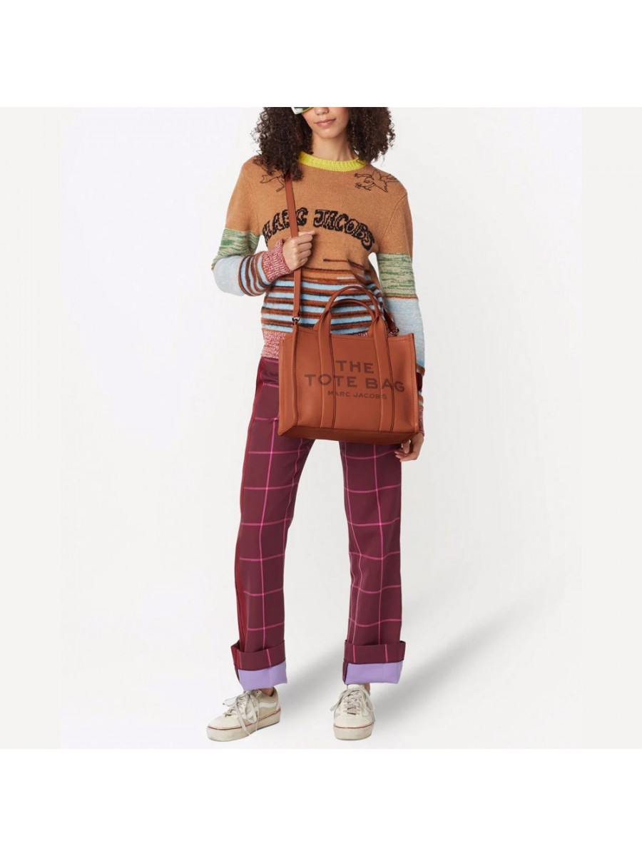 СУМКА MARC JACOBS THE LEATHER MEDIUM TOTE BAG ARGAN OIL