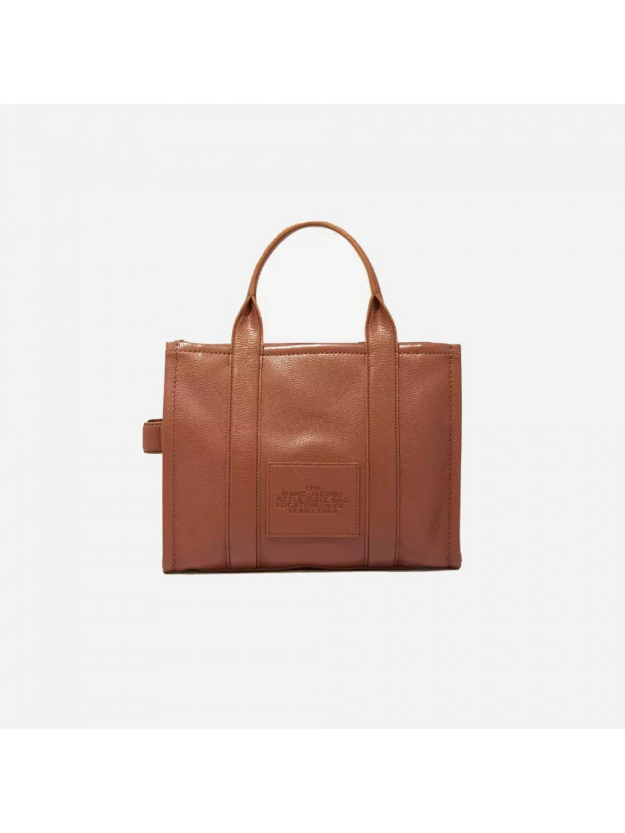 СУМКА MARC JACOBS THE LEATHER SMALL TOTE BAG ARGAN OIL