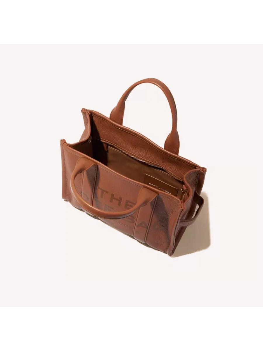 СУМКА MARC JACOBS THE LEATHER SMALL TOTE BAG ARGAN OIL