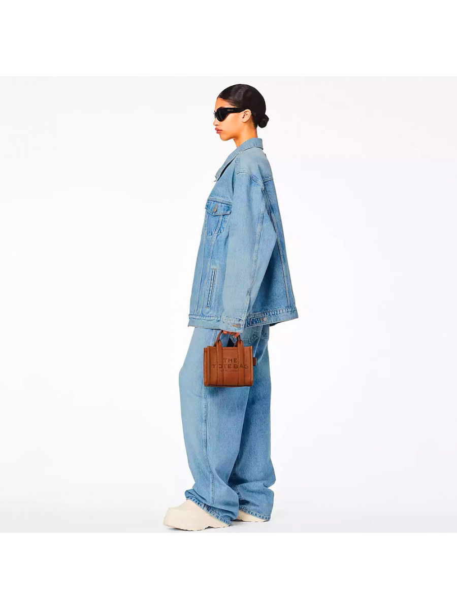 СУМКА MARC JACOBS THE LEATHER MINI TOTE BAG ARGAN OIL