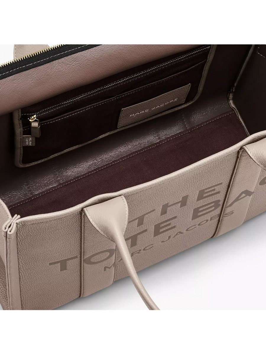 СУМКА MARC JACOBS THE LEATHER LARGE TOTE BAG CEMENT