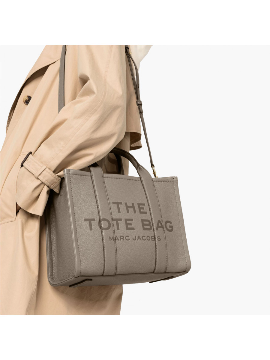 СУМКА MARC JACOBS THE LEATHER MEDIUM TOTE BAG CEMENT