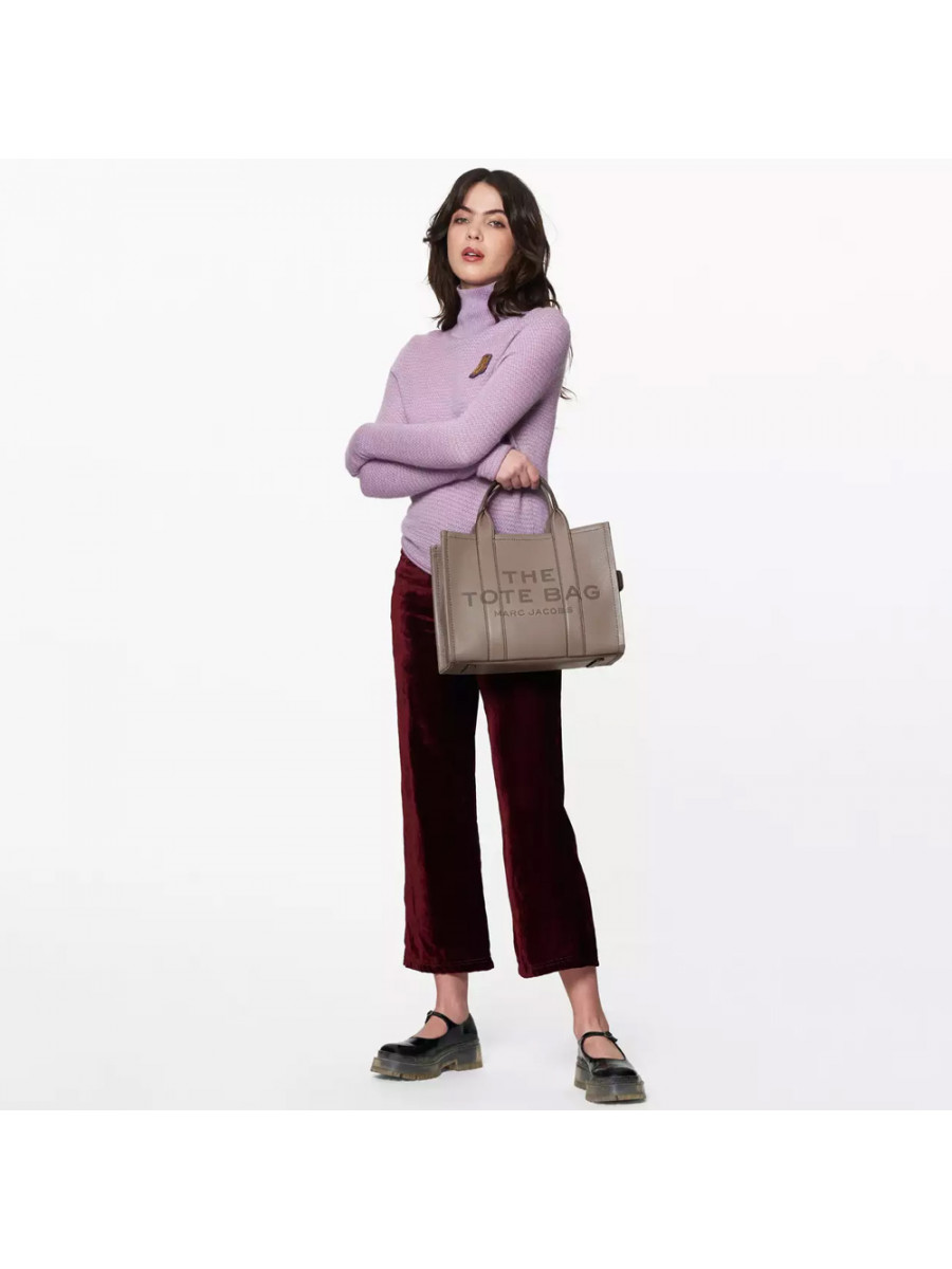 СУМКА MARC JACOBS THE LEATHER MEDIUM TOTE BAG CEMENT