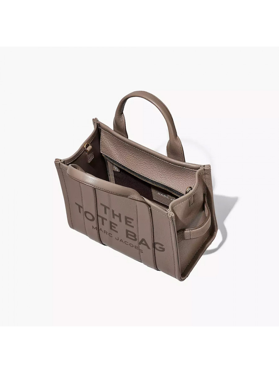 СУМКА MARC JACOBS THE LEATHER SMALL TOTE BAG CEMENT
