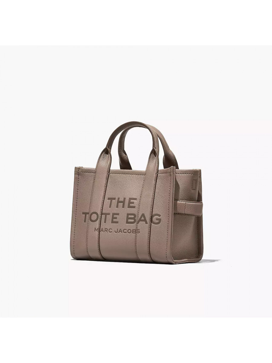СУМКА MARC JACOBS THE LEATHER SMALL TOTE BAG CEMENT