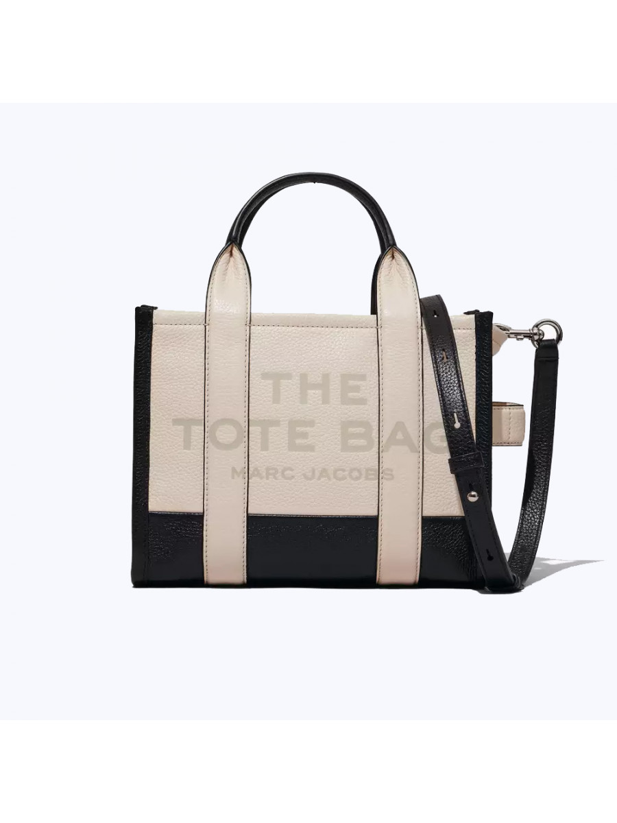 СУМКА MARC JACOBS THE LEATHER COLORBLOCK SMALL TOTE BAG IVORY MULTI Marc Jacobs