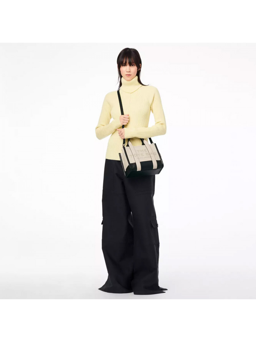 СУМКА MARC JACOBS THE LEATHER COLORBLOCK SMALL TOTE BAG IVORY MULTI