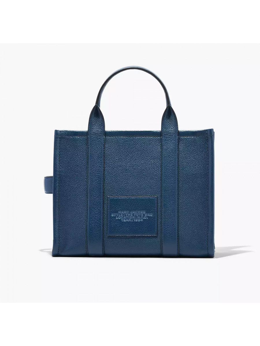 СУМКА MARC JACOBS THE LEATHER MEDIUM TOTE BAG BLUE SEA