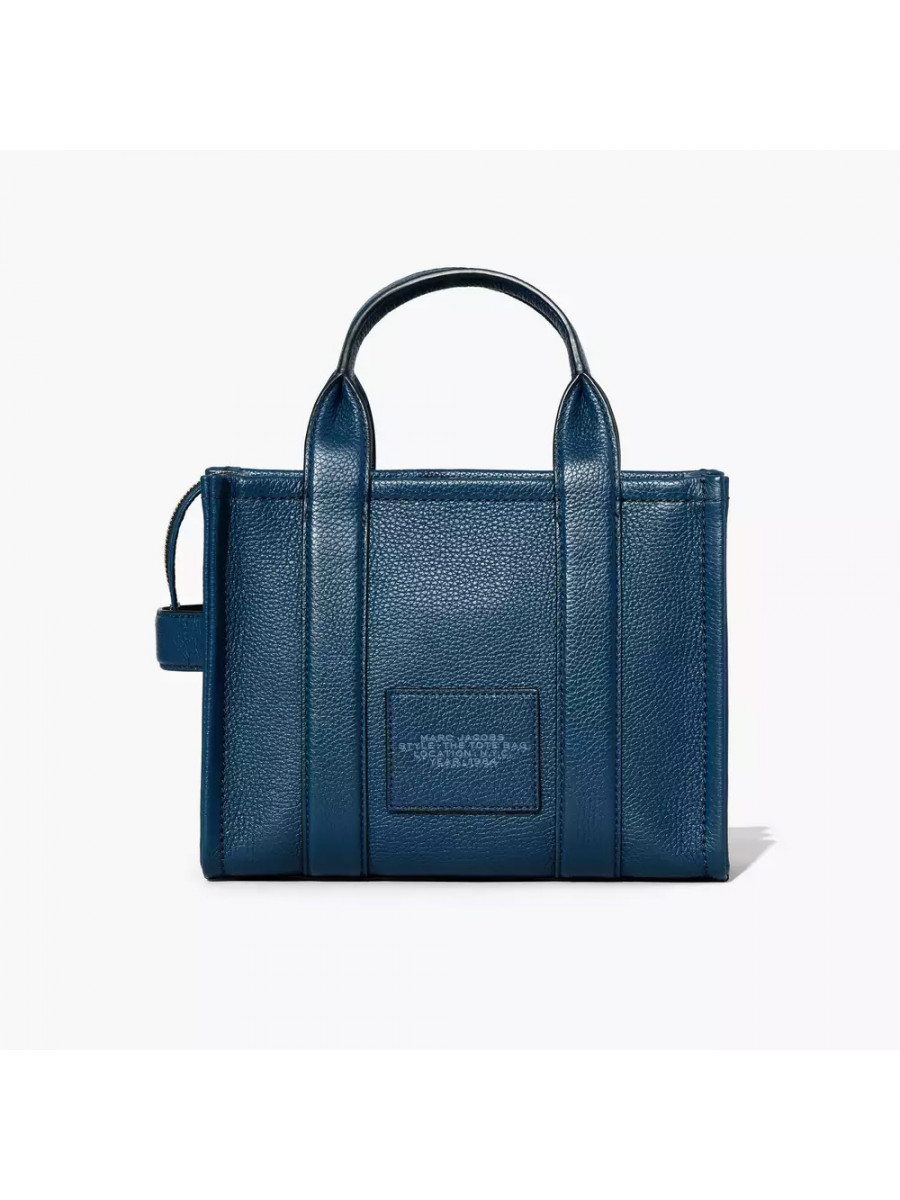 СУМКА MARC JACOBS THE LEATHER SMALL TOTE BAG BLUE SEA