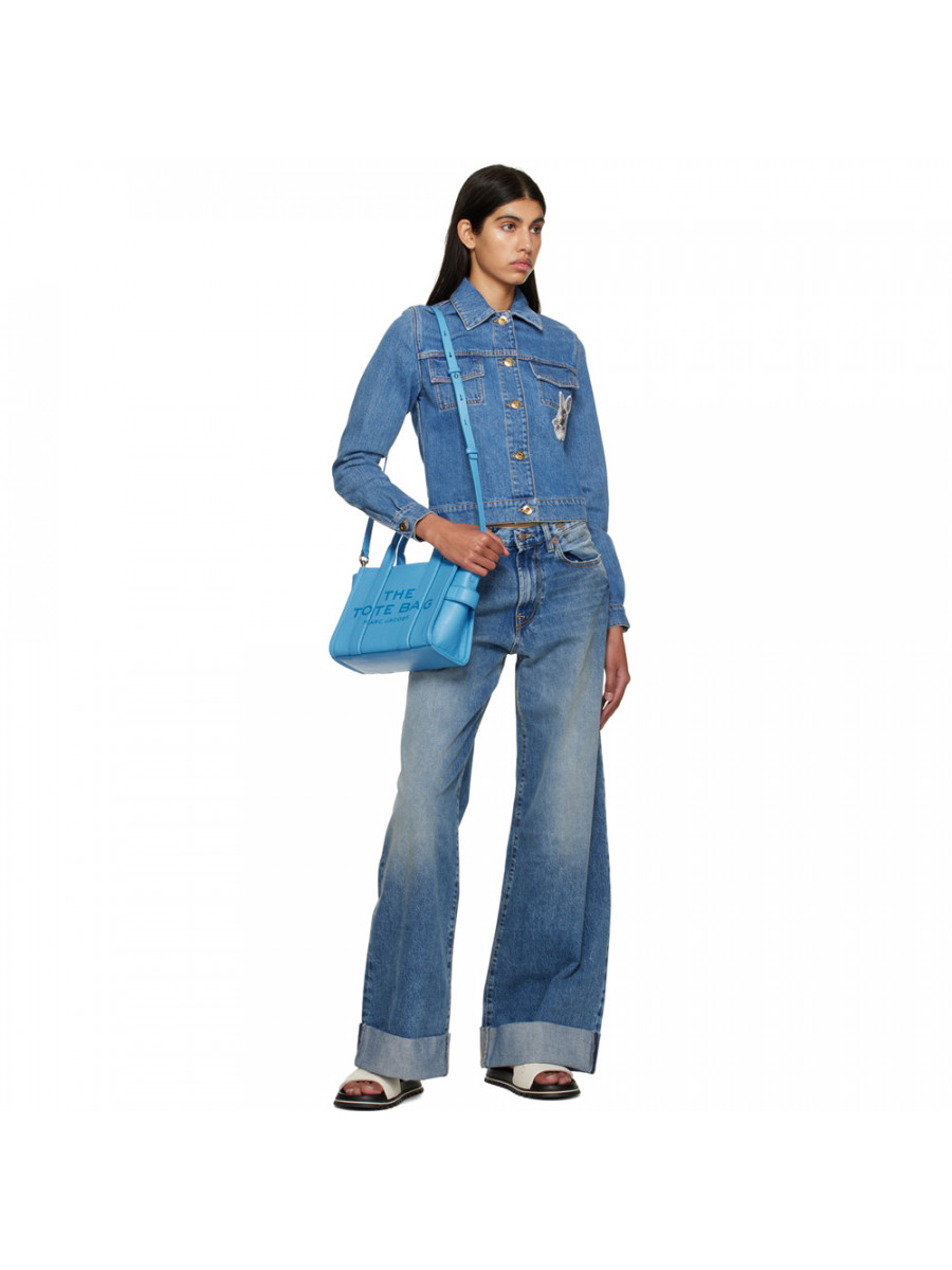 СУМКА MARC JACOBS THE LEATHER SMALL TOTE BAG BARRIER REEF