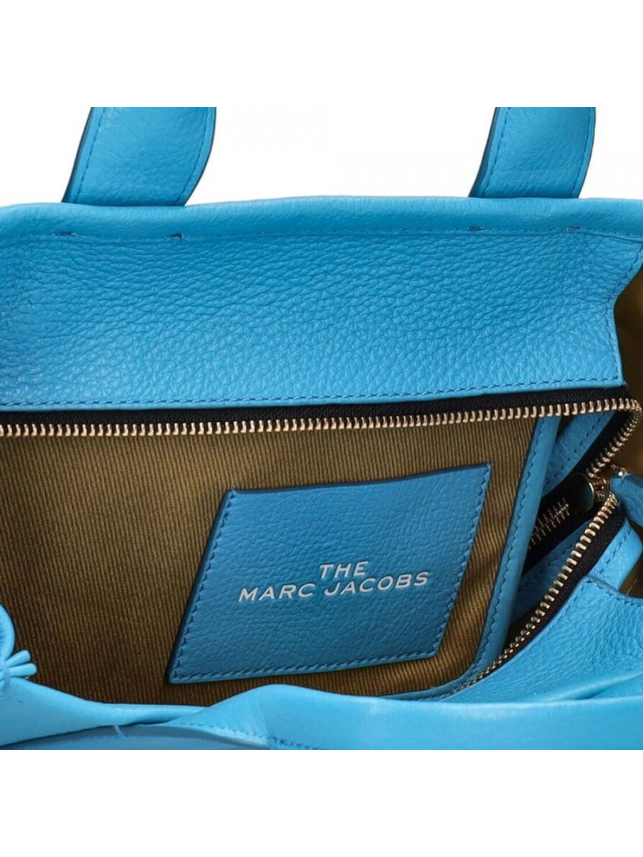 СУМКА MARC JACOBS THE LEATHER SMALL TOTE BAG BARRIER REEF