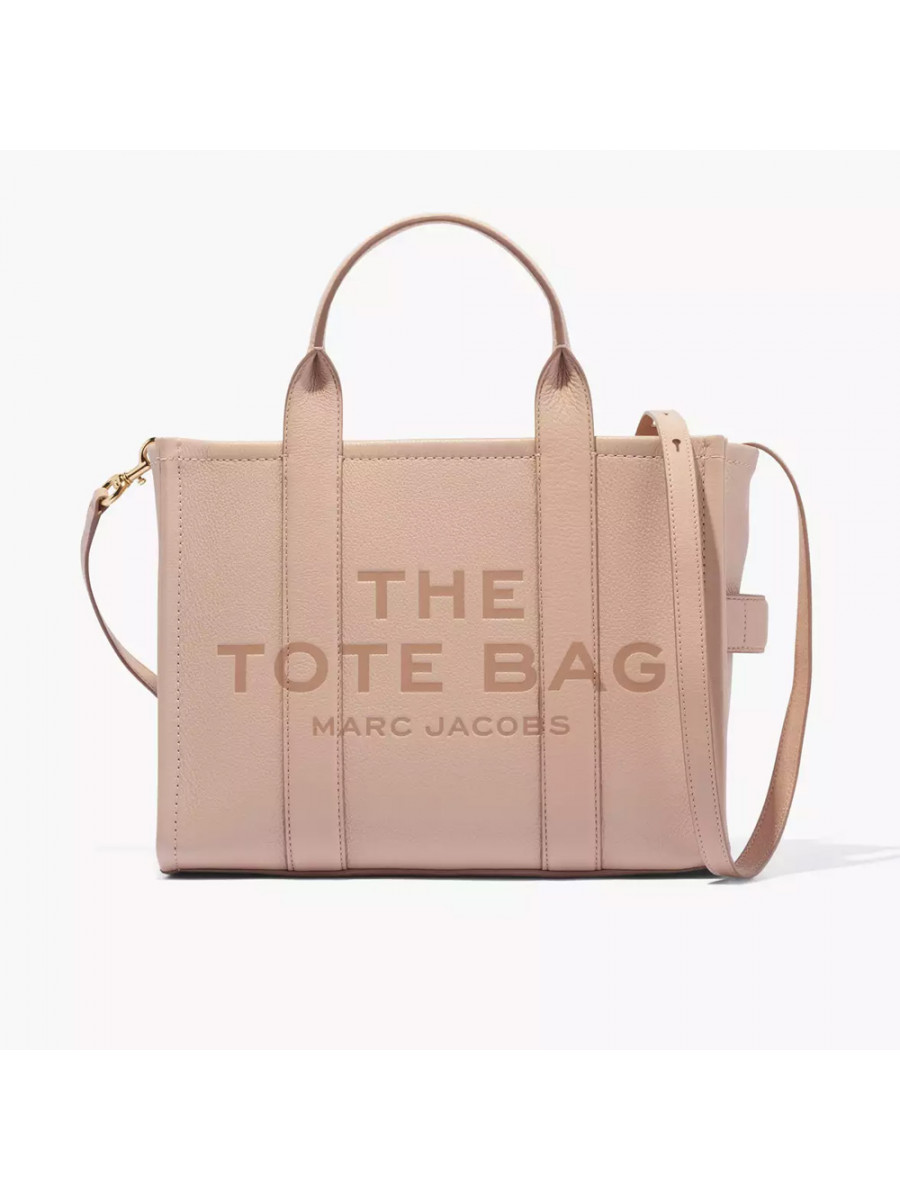 СУМКА MARC JACOBS THE LEATHER MEDIUM TOTE ROSE DUST Marc Jacobs