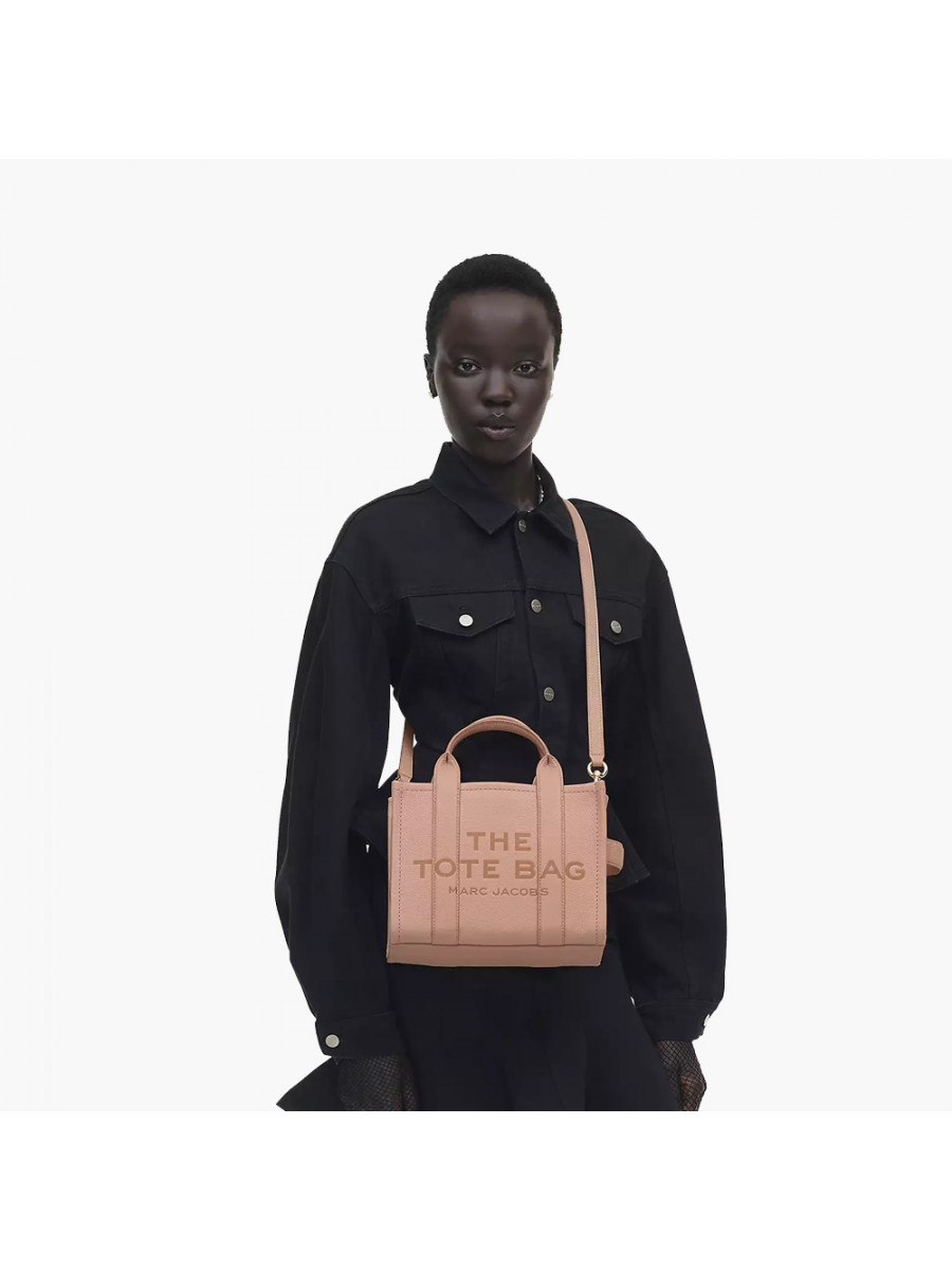 СУМКА MARC JACOBS THE LEATHER SMALL TOTE BAG ROSE