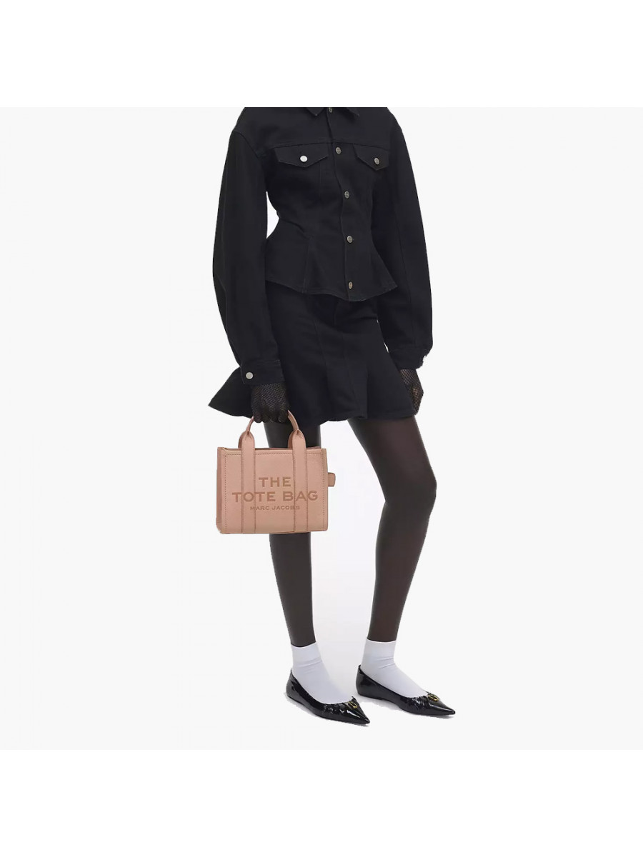 СУМКА MARC JACOBS THE LEATHER SMALL TOTE BAG ROSE