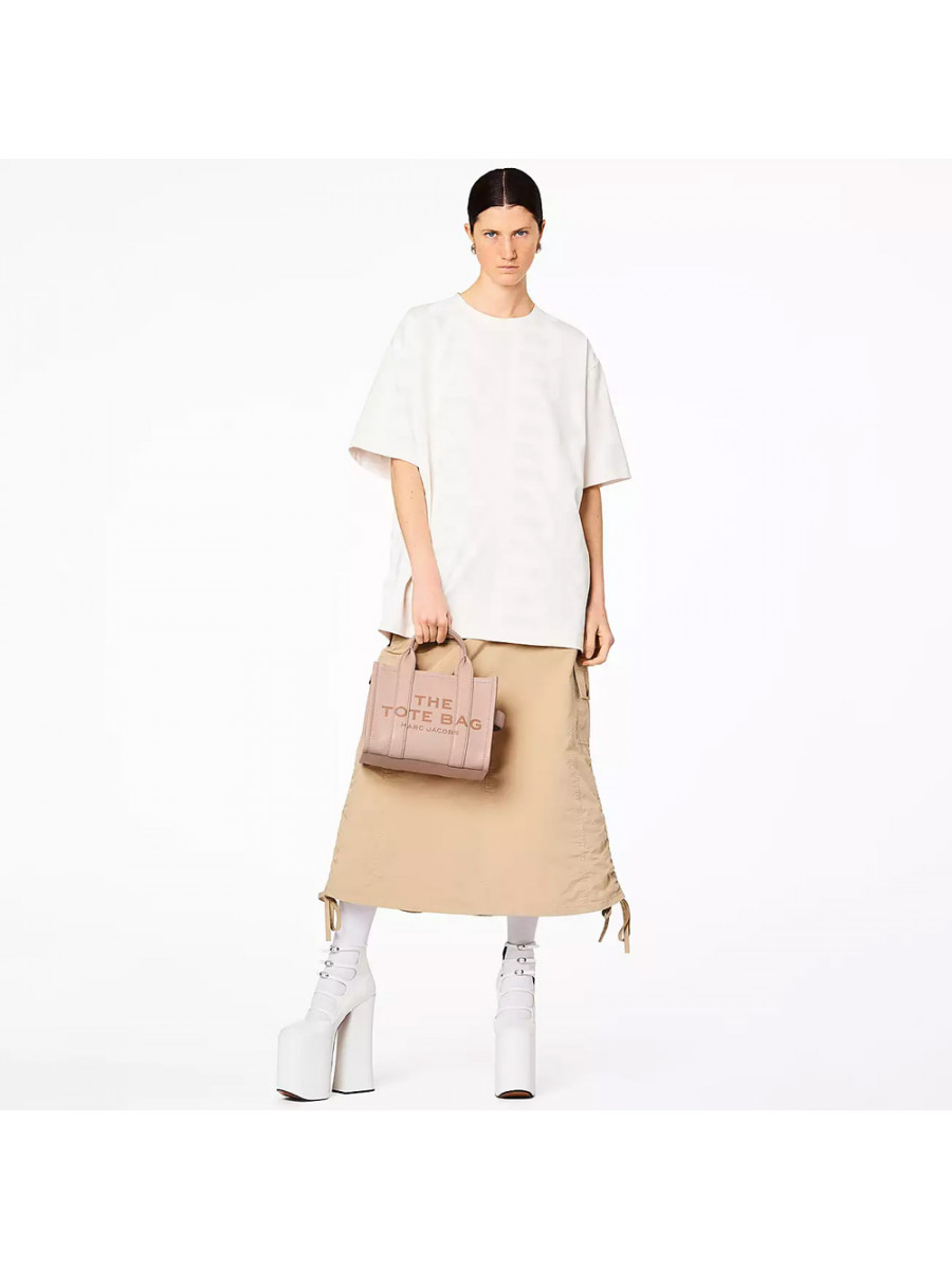 СУМКА MARC JACOBS THE LEATHER SMALL TOTE BAG ROSE DUST