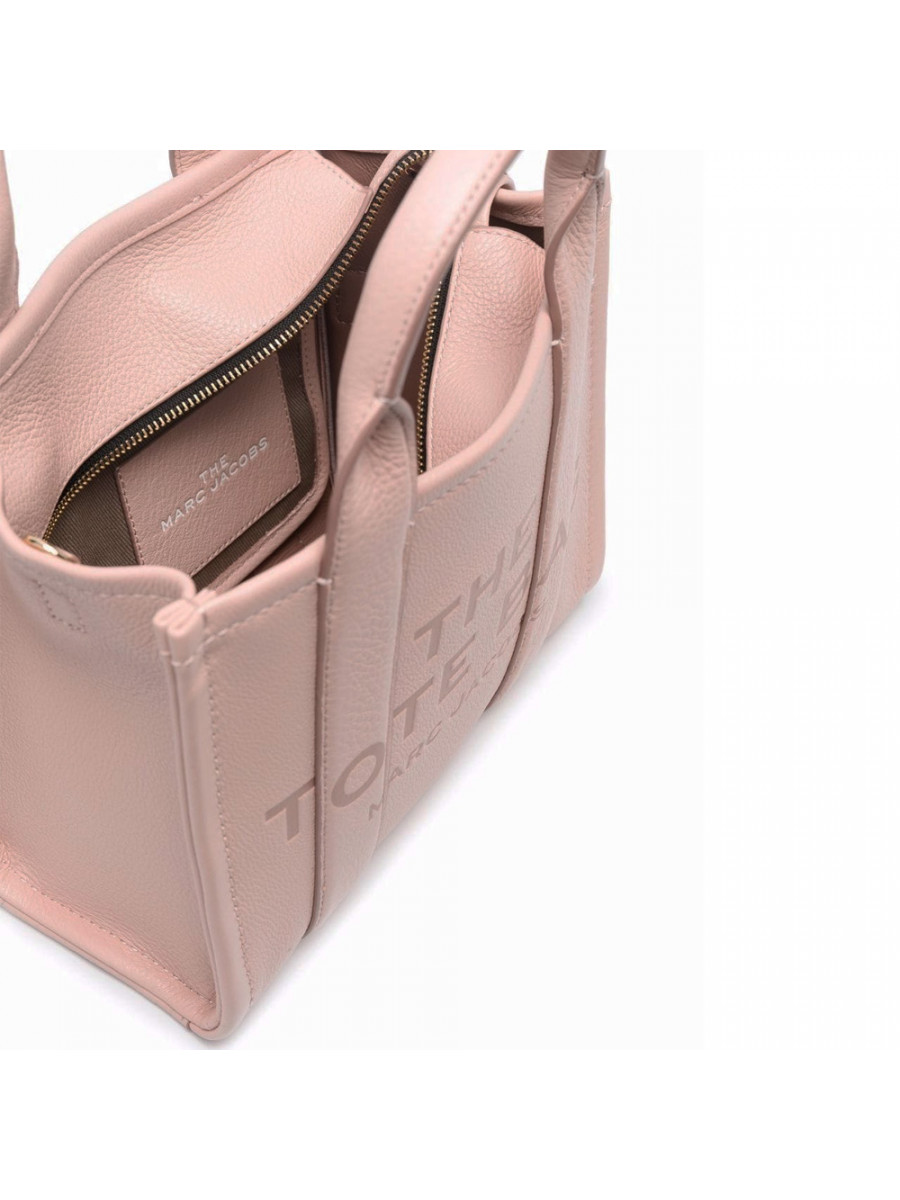 СУМКА MARC JACOBS THE LEATHER SMALL TOTE BAG ROSE DUST