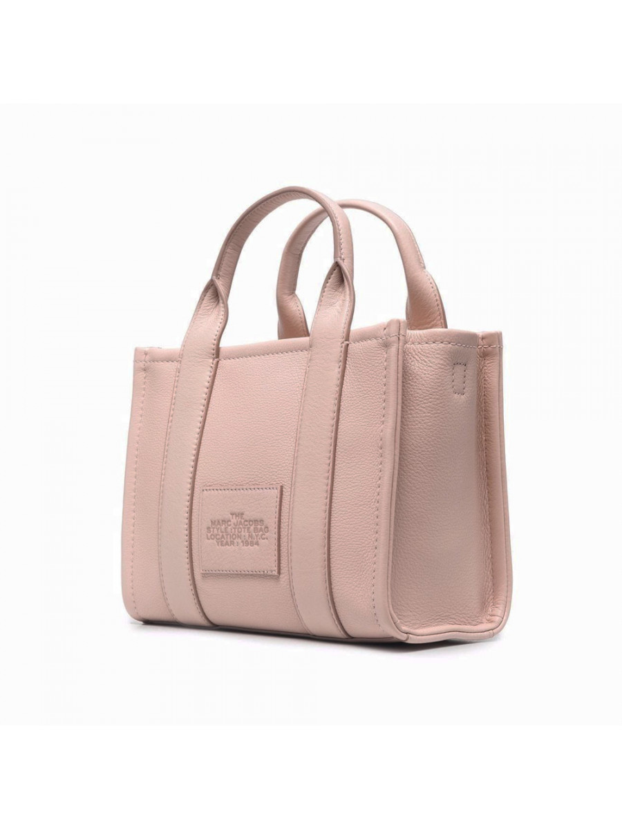 СУМКА MARC JACOBS THE LEATHER SMALL TOTE BAG ROSE DUST