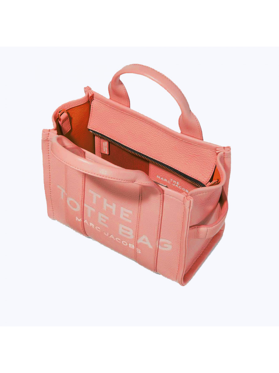 СУМКА MARC JACOBS THE LEATHER SMALL TOTE BAG SOUTHERN PEACH