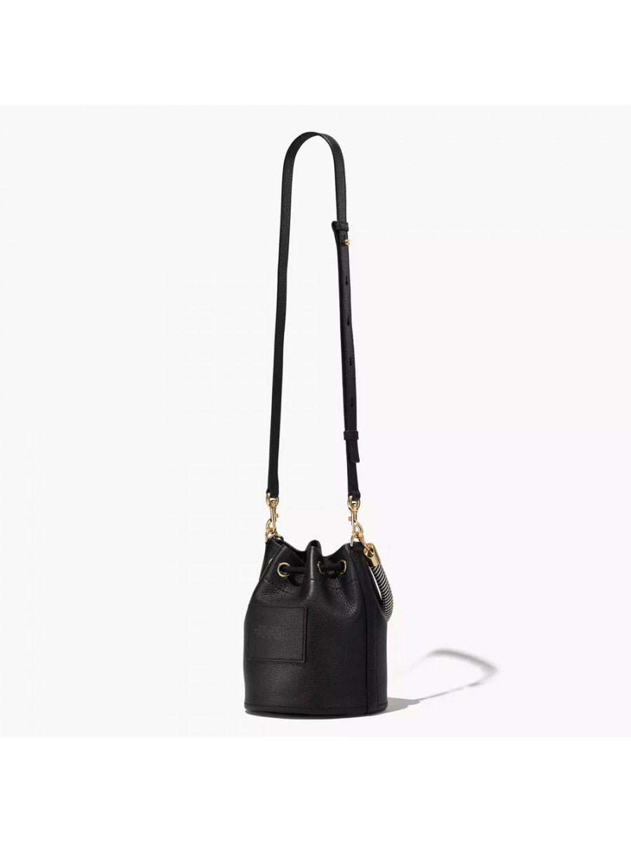 СУМКА MARC JACOBS THE LEATHER BUCKET BAG BLACK