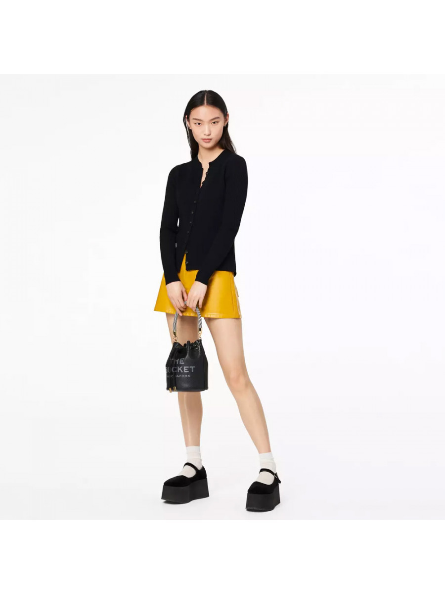СУМКА MARC JACOBS THE LEATHER BUCKET BAG BLACK
