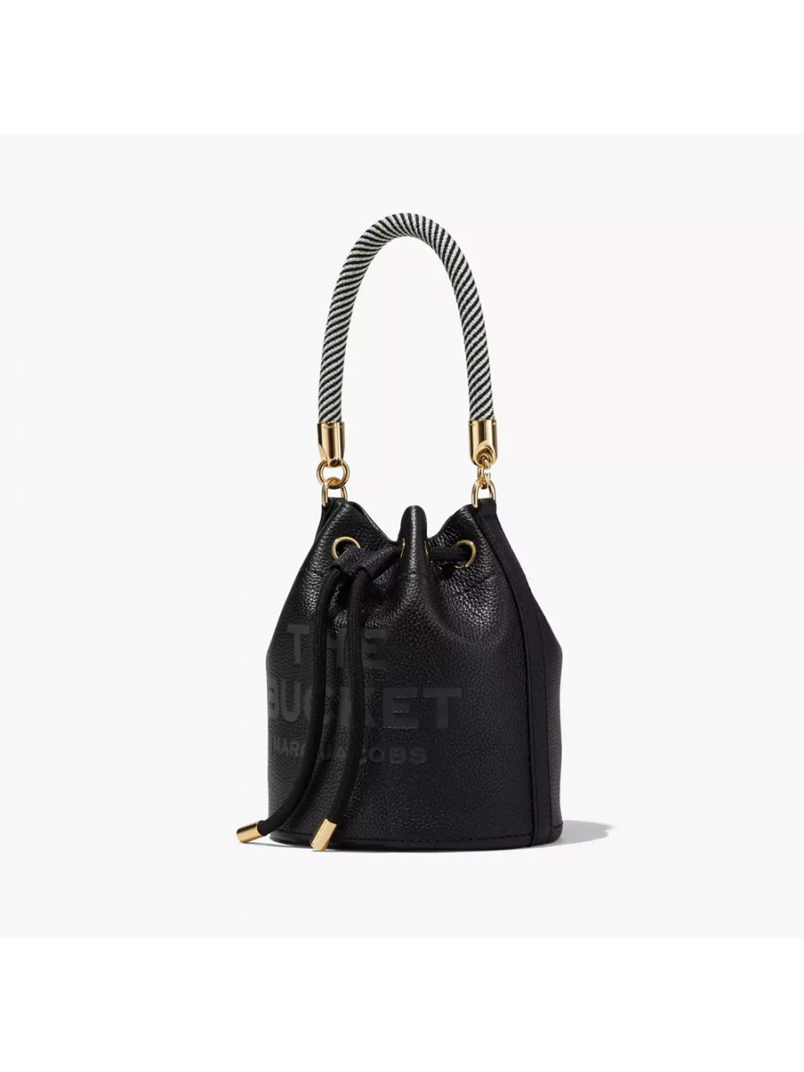 СУМКА MARC JACOBS THE LEATHER BUCKET BAG BLACK