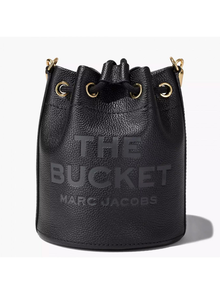 СУМКА MARC JACOBS THE LEATHER BUCKET BAG BLACK