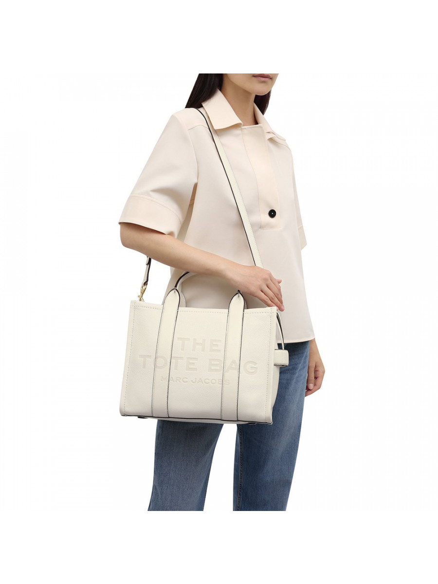 СУМКА MARC JACOBS THE LEATHER MEDIUM TOTE BAG COTTON