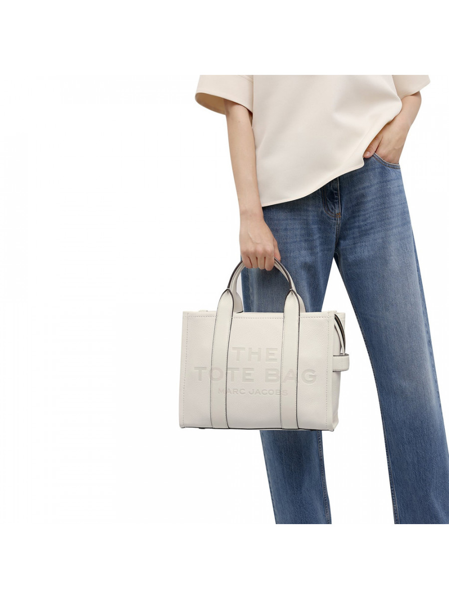 СУМКА MARC JACOBS THE LEATHER MEDIUM TOTE BAG COTTON
