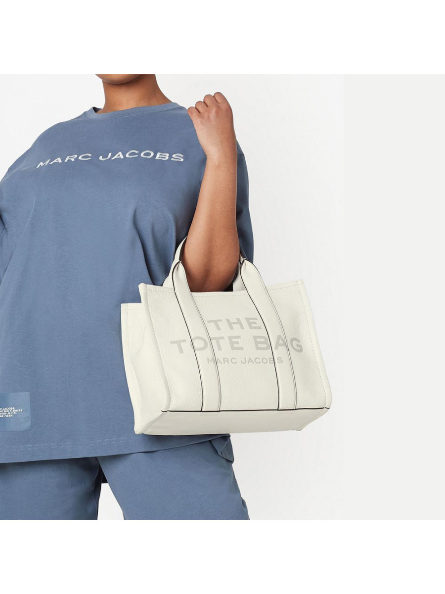 СУМКА MARC JACOBS THE LEATHER SMALL TOTE BAG COTTON