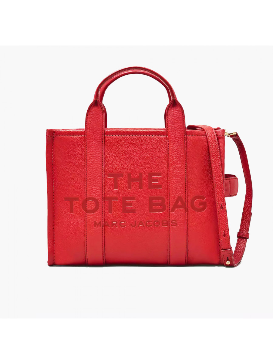 СУМКА MARC JACOBS THE LEATHER MEDIUM TOTE BAG TRUE RED Marc Jacobs