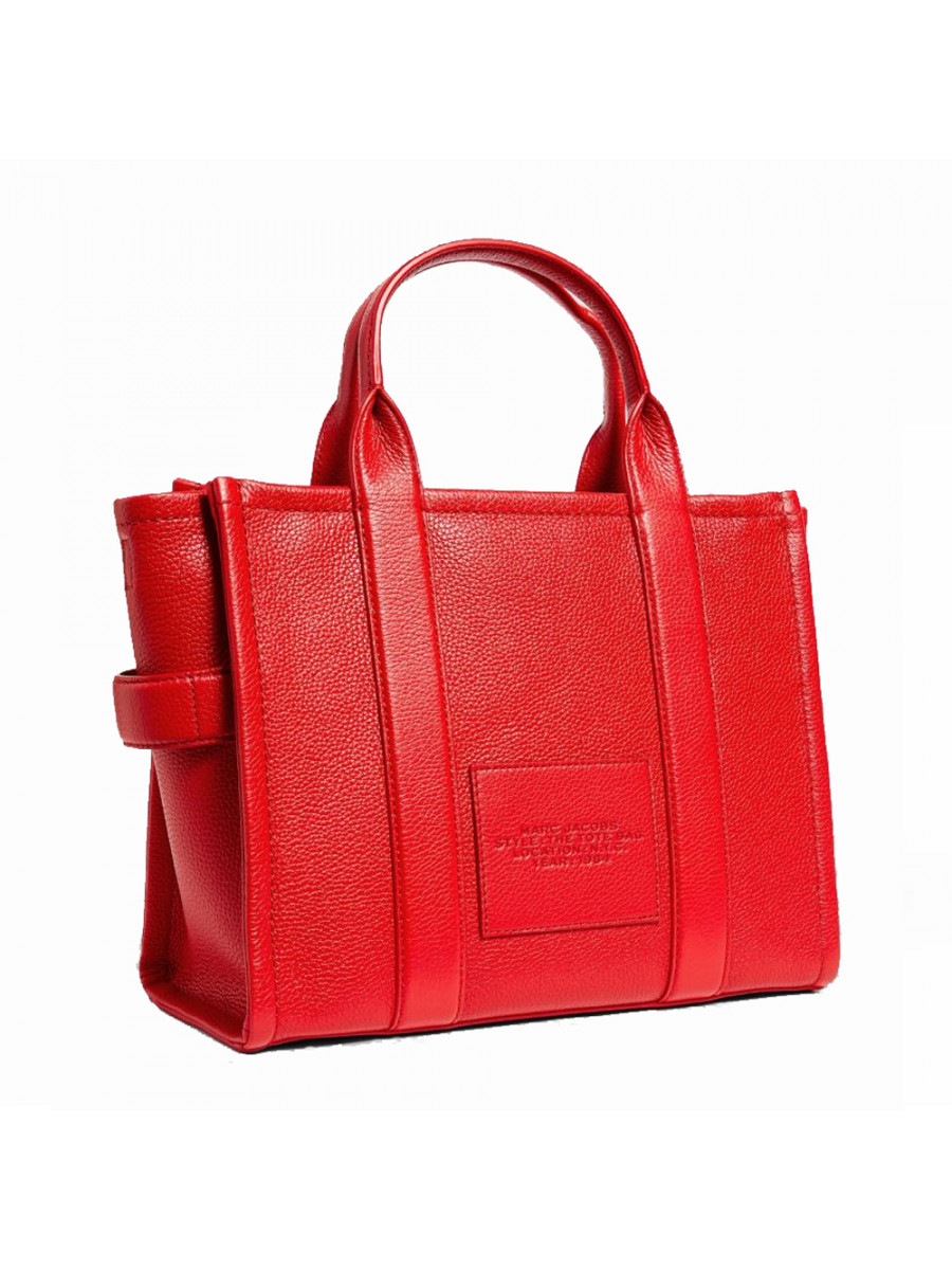 СУМКА MARC JACOBS THE LEATHER MEDIUM TOTE BAG TRUE RED