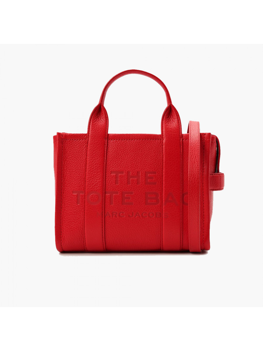 СУМКА MARC JACOBS THE LEATHER SMALL TOTE BAG TRUE RED Marc Jacobs