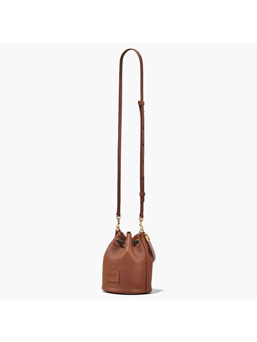 СУМКА MARC JACOBS THE LEATHER BUCKET BAG ARGAN OIL