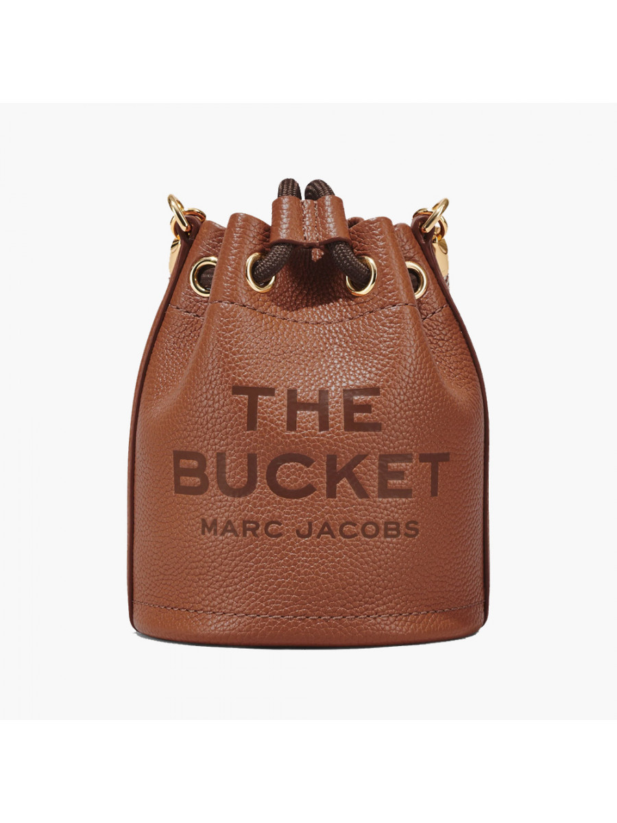 СУМКА MARC JACOBS THE LEATHER BUCKET BAG ARGAN OIL