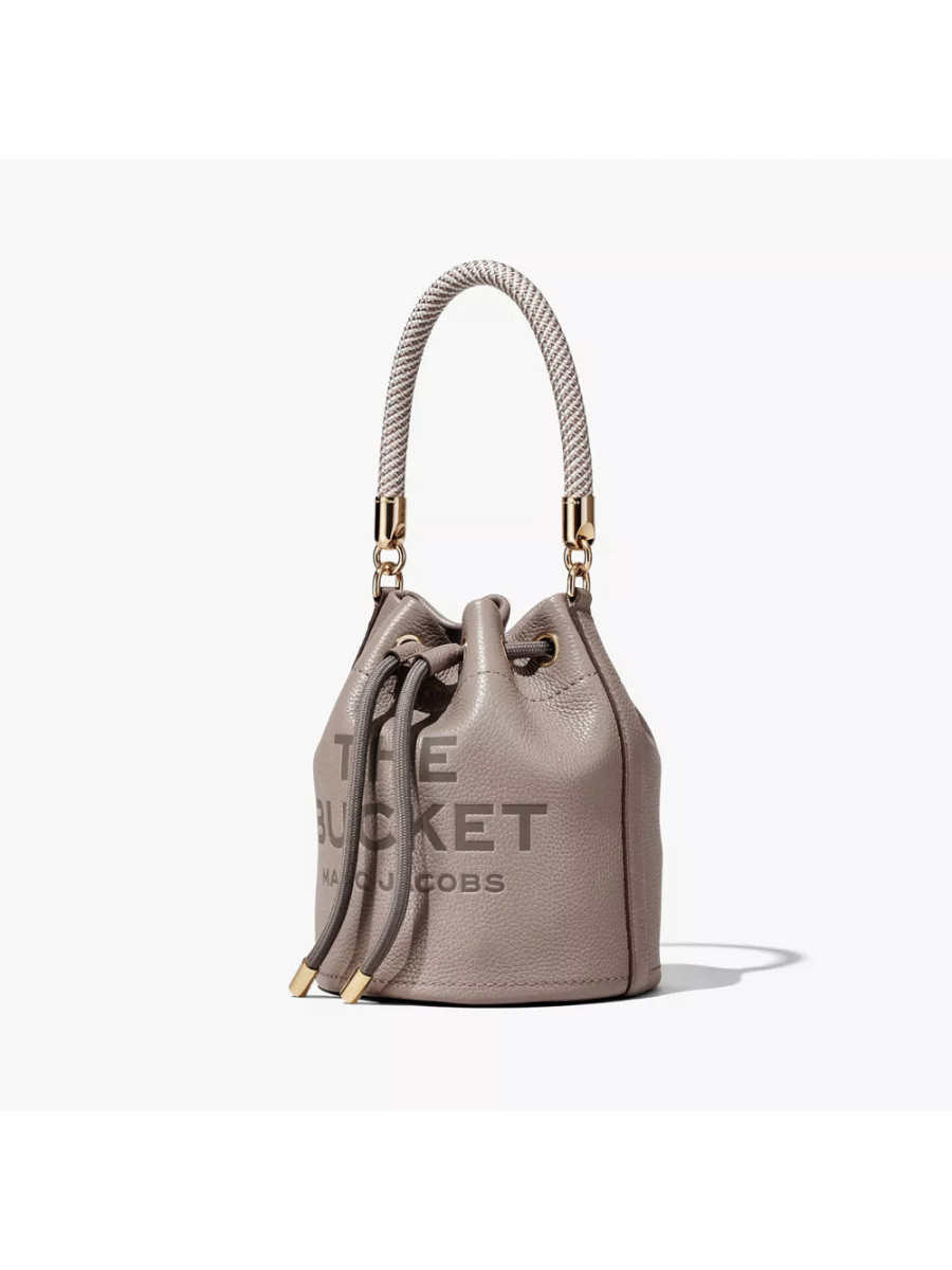 СУМКА MARC JACOBS THE LEATHER BUCKET BAG CEMENT