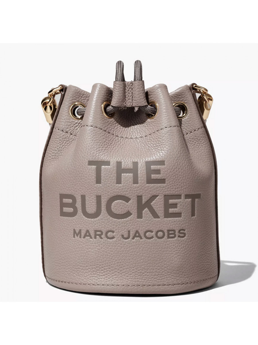 СУМКА MARC JACOBS THE LEATHER BUCKET BAG CEMENT