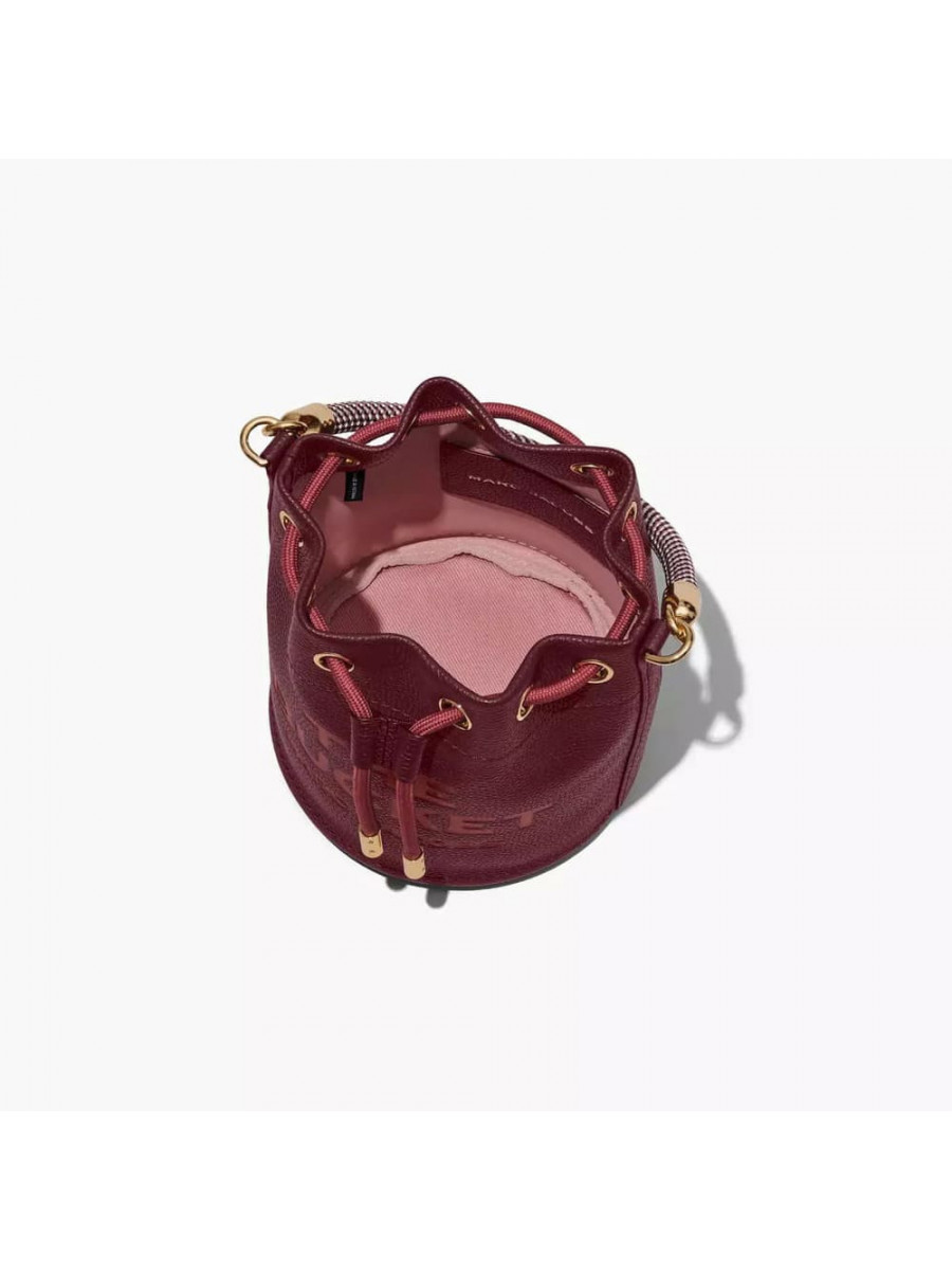 СУМКА MARC JACOBS THE LEATHER BUCKET BAG CHIANTI