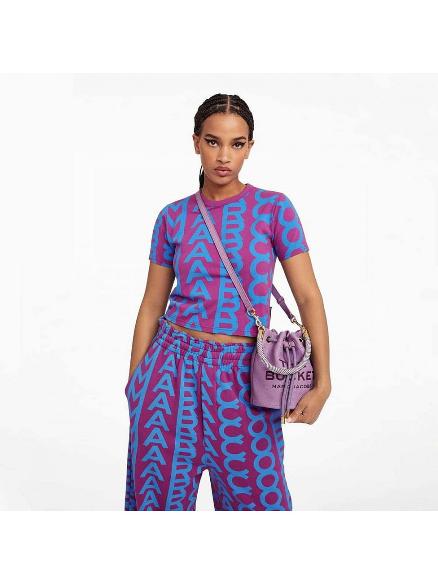 СУМКА MARC JACOBS THE LEATHER BUCKET BAG REGAL ORCHID