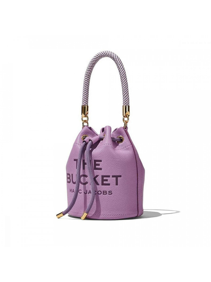 СУМКА MARC JACOBS THE LEATHER BUCKET BAG REGAL ORCHID