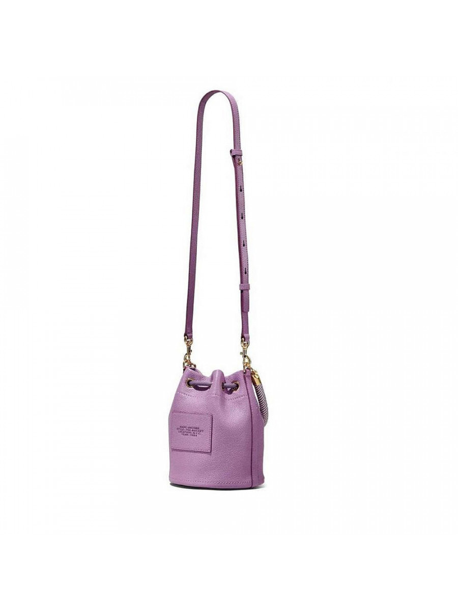 СУМКА MARC JACOBS THE LEATHER BUCKET BAG REGAL ORCHID
