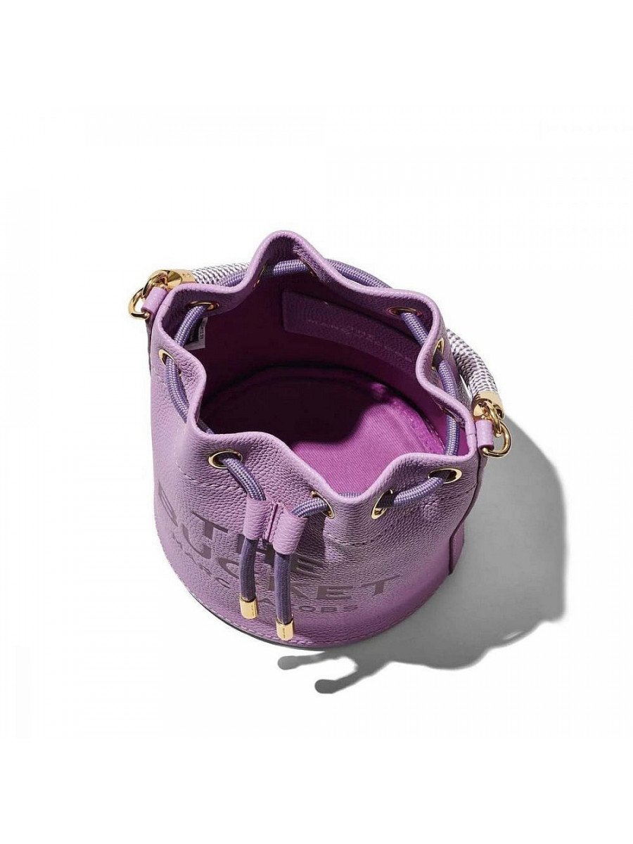 СУМКА MARC JACOBS THE LEATHER BUCKET BAG REGAL ORCHID