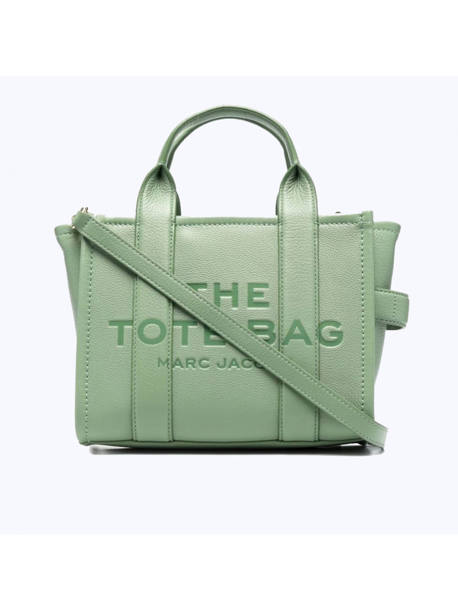 СУМКА MARC JACOBS THE LEATHER MEDIUM TOTE BAG ASPEN GREEN CEMENT Marc Jacobs